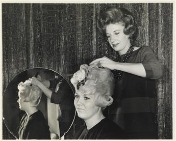 (MARVEL BEAUTY SCHOOL--WINNIPEG, MB) A cutting-edge and complete archive with 115 photographs documenting a beauty school in the unlike